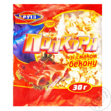 Попкорн Круїз зі смаком бекону 30г mini slide 1