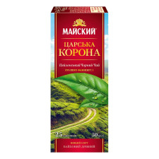 Чай чорний Майский Царська Корона в пакетиках 25*2г mini slide 5