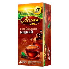 Чай чорний Лісма Індійський Міцний в пакетиках 25шт*1,8г mini slide 5