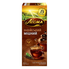 Чай чорний Лісма Індійський Міцний в пакетиках 25шт*1,8г mini slide 8