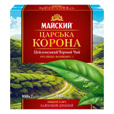 Чай чорний Майский Царська Корона в пакетиках 100*2г mini slide 8