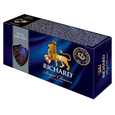 Чай чорний Richard Royal Earl Grey в пакетиках 25шт*2г mini slide 1