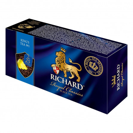 Чай чорний Richard King's Tea №1 в пакетиках 2г х 25шт slide 1