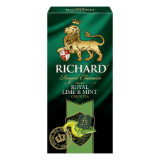 Чай зелений Richard Royal Lime&Mint 25шт 2г mini slide 2