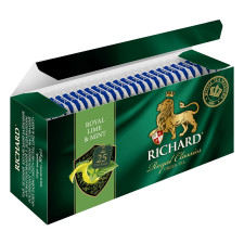 Чай зелений Richard Royal Lime&Mint 25шт 2г mini slide 3