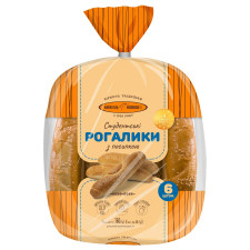 Рогалики Київхліб Студентські з посипкою 6шт 360г mini slide 2