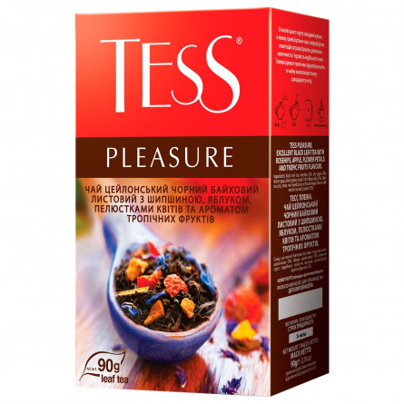 Чай чорний Tess Pleasure 90г slide 1