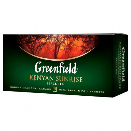 Чай чорний Greenfield Kenyan Sunrise в пакетиках 2г х 25шт slide 1