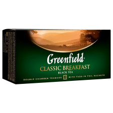 Чай чорний Greenfield Classic Breakfast в пакетиках 2г x 25шт mini slide 4