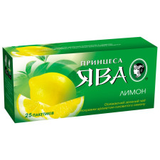 Чай Принцеса Ява зелений з лимоном у пакетиках 1уп.х25пак 50г mini slide 2