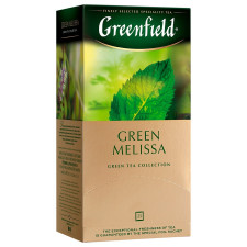Чай зелений Greenfield Green Melissa 1,5г х 25шт mini slide 2