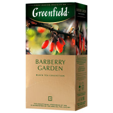 Чай чорний Greenfield Barberry Garden в пакетиках 1,5г х 25шт mini slide 1