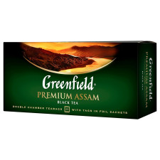 Чай черный Greenfield Premium Assam в пакетиках 2г х 25шт mini slide 1