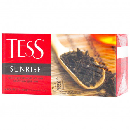 Чай чорний Tess Sunrise в пакетиках 1,8г х 25шт slide 3