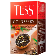 Чай Tess Goldberry чорний 90г mini slide 1