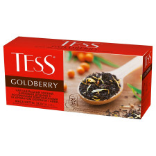 Чай Tess Goldberry чорний з ароматом обліпихи і айви 1,5г х 25шт mini slide 2