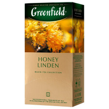 Чай чорний Greenfield Honey Linden в пакетиках 1,5г х 25шт mini slide 1