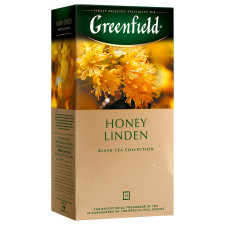 Чай чорний Greenfield Honey Linden в пакетиках 1,5г х 25шт mini slide 2