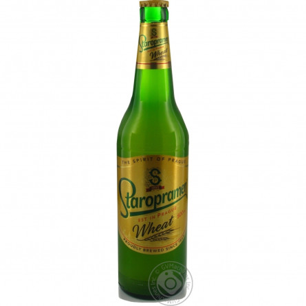 Пиво Staropramen Wheat світле пшеничне нефільтроване 4,7% 0,5л slide 2