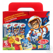 Мультіпак Rich Kids Нектар асорті 6*200мл + альбом для наклейок у подарунок mini slide 1