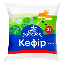 Кефір Хуторок 2.5% 450г mini slide 1