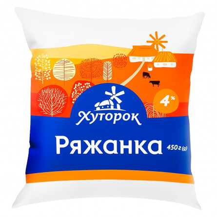 Ряжанка Хуторок 4% 450г slide 1