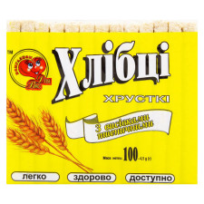 Хлебцы Комгалком с пшеничными отрубями 100г mini slide 2