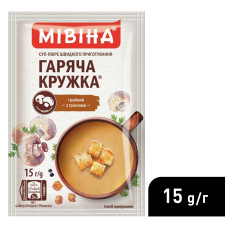 Суп-пюре МІВІНА® Гаряча Кружка Грибний з грінками 15г mini slide 4