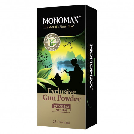Чай Мономах Exclusive Gun Powder зеленый 1,5 г х 25шт slide 1