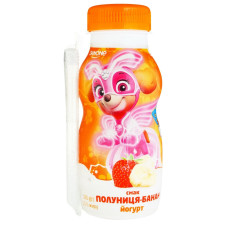 Йогурт Danone Цуценячий Патруль полуниця-банан 1,5% 185г mini slide 1