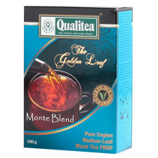 Чай Кволити Монте Бленд среднелистовой черный 100г mini slide 1