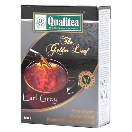 Чай черный Qualitea Earl Grey среднелистовой 100г slide 2