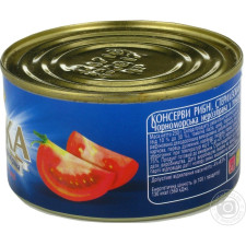 Консерва рыбная Экватор килька черноморская обжаренная в томатном соусе 230г mini slide 4