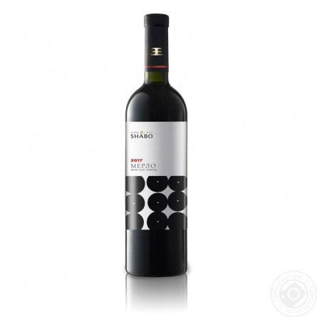 Вино Shabo Мерло красное сухое 13% 0,75л slide 1