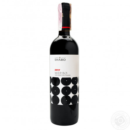 Вино Shabo Мерло красное сухое 13% 0,75л slide 3