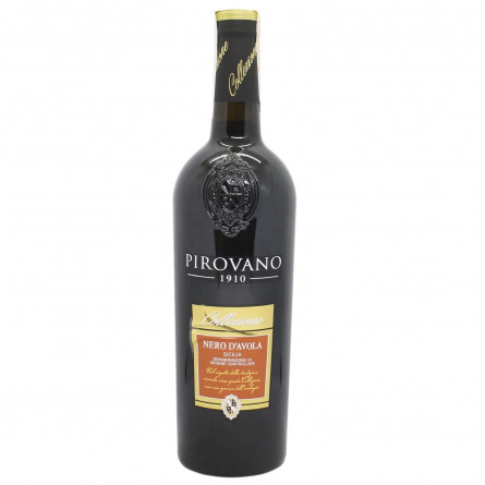 Вино Pirovano Nero d'Avola Terre Siciliane червоне сухе 14% 0,75л slide 1