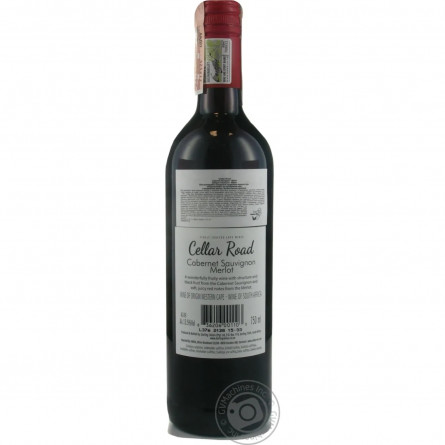 Вино Cellar Road Cabernet Sauvignon Merlot червоне сухе 13,5% 0,75л slide 2