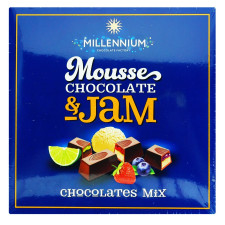Цукерки шоколадні Millennium Mousse & Jam асорті mini slide 1