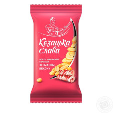 Арахис Козацкая Слава жареный соленый со вкусом бекона 180г mini slide 2