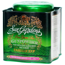 Чай зелений Sun Gardens Gunpowder 200г mini slide 1