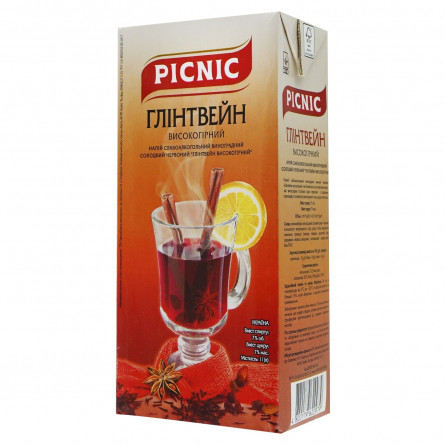 Напій винний Пікнік Глінтвейн високогірний виноградний червоний 6,5% 1л slide 3