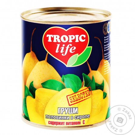 Груші Tropic Life половинки в сиропі 850мл slide 1