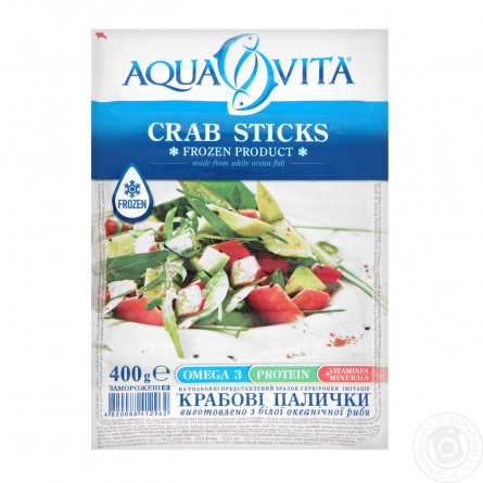 Крабові палички Aqua Vita заморожені 400г slide 1