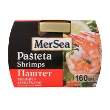 Паштет рыбный MerSea с креветками 160г mini slide 1