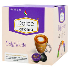 Кава Dolce Aroma Caffe Latte капсула 16шт mini slide 1