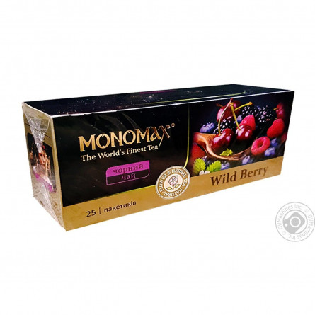 Чай черный Мономах с ароматом лесных ягод 25шт 37,5г slide 2