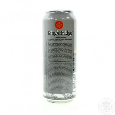 Напій King's Bridge GinTonic слабоалкогольний 7% 0,5л slide 2