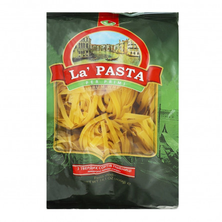 Макаронні вироби La Pasta Per Primi Тальятелле 400г slide 2