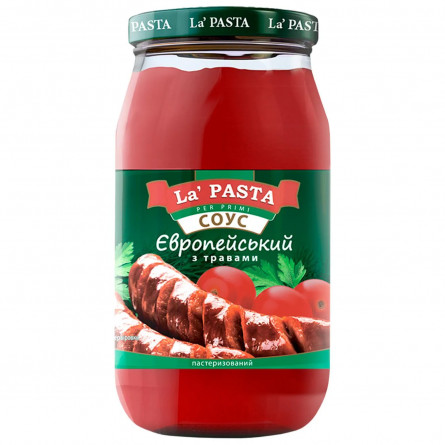 Соус La Pasta Per Primi Класичний Європейський з травами 460г slide 1