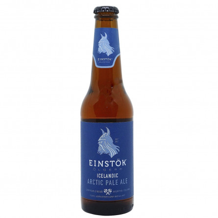 Пиво Einstok Olgerd Icelandic Arctic Pale Ale полутемное фильтрованное 5,6% 0,33л slide 1